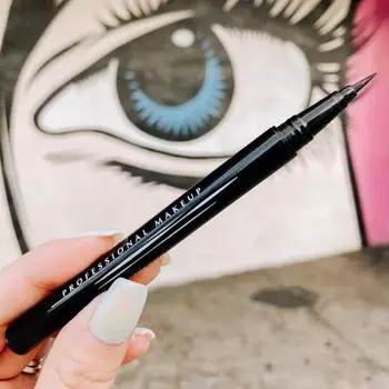 Nyx Makeups Черный жидкий карандаш для подводки глаз, стойкий, легкий в нанесении макияж, быстросохнущий, без цветущей косметики