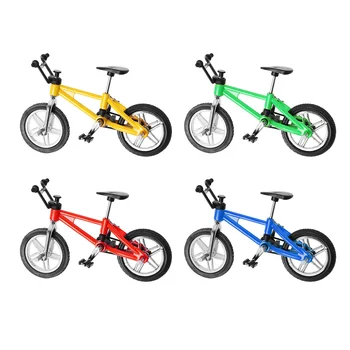 4шт Миниатюрный Горный Велосипед Модель 1:18 Игрушки Детские Креативные Красочные Велосипеды Игрушки для Настольных Украшений Торт Топпер