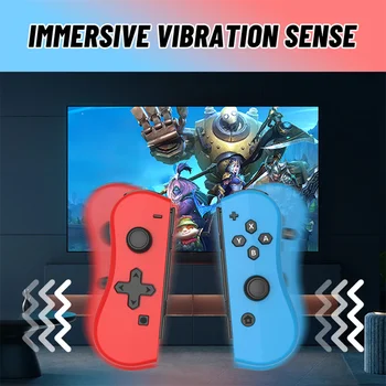 Беспроводной Джойстик для Игровой Консоли Nintendo Switch OLED С Двойным Вибрационным Джойстиком Gamepad L/ R Рукоятка С Функцией Пробуждения