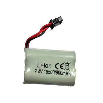 Литий-ионный аккумулятор 7,4 В 900 мАч 18500 для радиоуправляемого автомобиля Q137 8WD литий-ионная аккумуляторная батарея 7,4 В