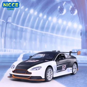 Nicce 1:32 Модель Aston Martin GT3 Супер Спортивный Гоночный Автомобиль С Высокой Имитацией Звука и Света Откидывающийся Автомобиль для Детских Подарков F7