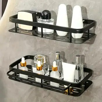 Компактный держатель для ванной комнаты, многофункциональный настенный стеллаж для хранения в ванной комнате, компактный держатель для полотенец, полка для кухни