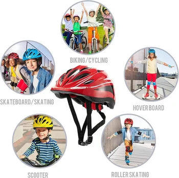 Самокат, скейтборд, Роликовые коньки, защитный шлем для езды на велосипеде, снаряжение для езды на велосипеде, детский велосипедный шлем для детей 5-12 лет