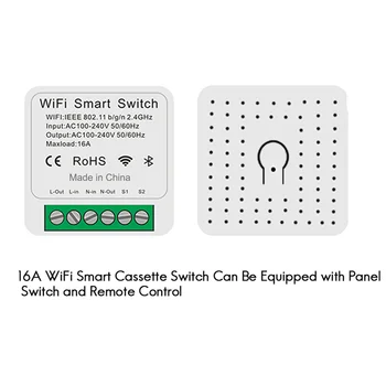Tuya 16A Wifi MINI Smart Switch Таймер реле управления своими руками для умной жизни для дома Yandex
