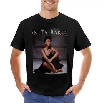 Футболка Anita Baker, короткая футболка, великолепная футболка, футболки, мужские футболки, мужские футболки