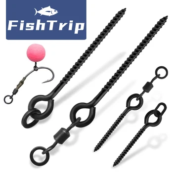 FishTrip 30шт Поворотная приманка для ловли карпа, аксессуары для ловли карпа для бойлов, шариков из пробки и готовых всплывающих окон, орехов