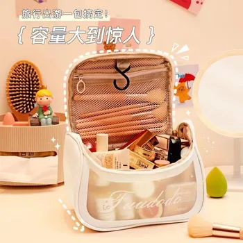 Портативная сумка для туалетных принадлежностей большой емкости, губная помада для путешествий, простая водонепроницаемая сумка для хранения высокого внешнего вида