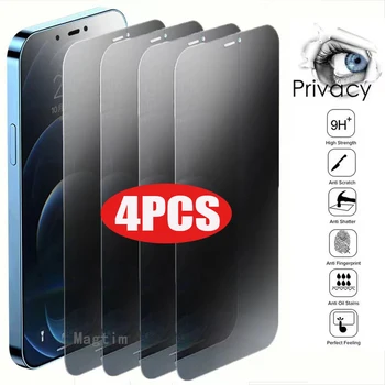 1 шт. Защитная пленка для экрана с защитой от шпиона для iPhone 14 Pro MAX Privacy Закаленное стекло для iPhone 13 12 11 Pro XS Max XR 7 8 Plus Private