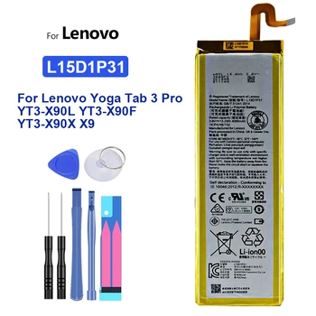 4000 мАч Bateria L15D1P31 Аккумулятор для Lenovo Yoga Tab3 Pro Встроенный Аккумулятор для планшета YT3-X90L Высокой Емкости 