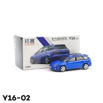 XCARTOYS 1:64 Maz-da Atenz-универсал Gen.1 синего цвета, имитационные модели автомобилей, игрушки, отлитые под давлением