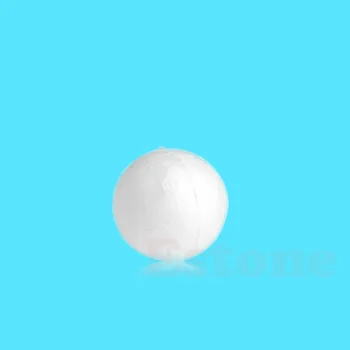 Белые шарики из пенополистирола для праздничных свадебных поделок, изготовление гладких шариков из пенополистирола, Весенняя лепка, проекты моделирования