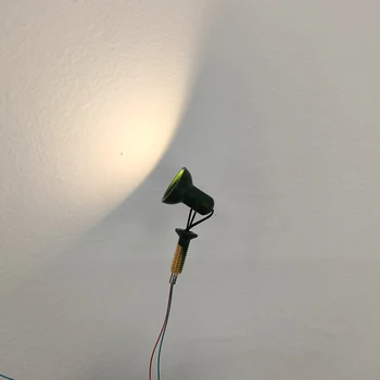 Прожекторы Spotlight 25 мм, аксессуары из 5 предметов, Черная / зеленая модель, замененная прожектором на фасадах зданий