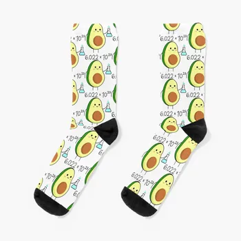 Игра слов Авогадро. Симпатичные носки-аптечки с авокадо, мужские носки-носки для мужчин
