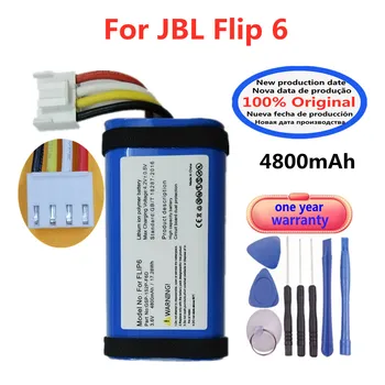 Новый 100% Оригинальный Bluetooth Аккумулятор Для JBL Flip 6 Динамик Плеера Flip6 Аккумуляторная Батарея 4800 мАч Bateria Batteri + Инструменты
