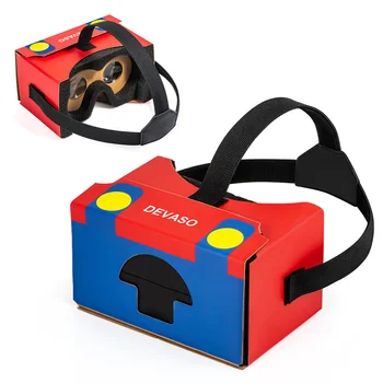 3D VR Очки Очки виртуальной реальности Гарнитурные устройства VR Google Cardboard Гарнитура Шлем 3D Очки Коробка для Nintendo Switch OLED