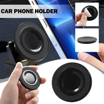 Магнитный автомобильный держатель для телефона, подставка для мобильного телефона на магните, поддержка GPS вращения на 360 ° для iPhone Huawei Samsung Q4P6