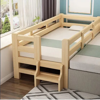 Напольная Переносная Детская Кровать Дизайнерская Горка Японская Деревянная Кровать Для Малышей от 3 до 6 лет Lozko Dla Dziecka Мебель Для Спальни MQ50CB