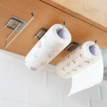 Подвесной держатель для туалетной бумаги, держатель для рулона бумаги, Подставка для полотенец в ванной, Кухонная подставка, подставка для бумаги, стеллажи для домашнего хранения.