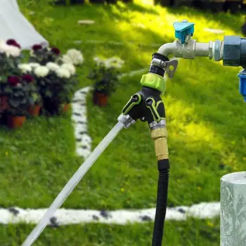 Y-образная резьба для разветвления воды в саду, 2-ходовой водяной клапан, система полива, переключатель управления водой, соединение для садовых инструментов