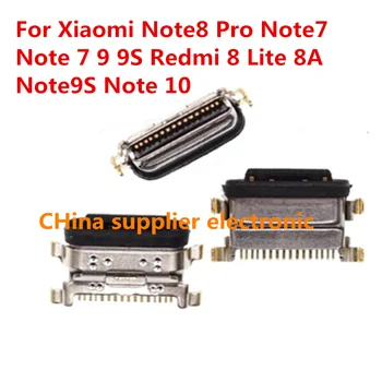 USB Зарядное Устройство Порт Зарядки Штекер Док-станции Тип C Для Xiaomi Note8 Pro Note7 Note 7 9 9S Redmi 8 Lite 8A Note9S Note 10