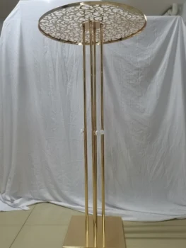 Свадебное украшение из хрусталя с прозрачным акриловым шариком, Металлическая золотая серединка для продажи