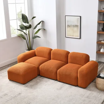 L-образный модульный секционный диван, комбинация 