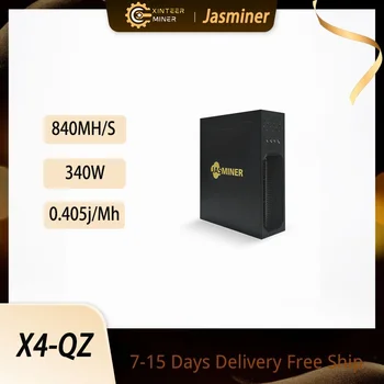 Новый Jasminer X4-QZ Miner с хэшрейтом 840MH/S Мощностью 340 Вт с блоком питания Бесплатная доставка