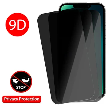 3ШТ Защитная Пленка для экрана Конфиденциальности для iPhone 14 11 12 13 PRO MAX Mini Anti-Spy Закаленное Стекло для iPhone 14 Pro Max XR X 6 7 8 Plus