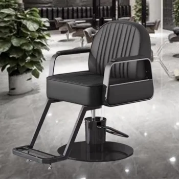 Эргономичные вращающиеся парикмахерские кресла для макияжа, гидравлические парикмахерские кресла для ухода за лицом, мебель для салона Silla Giratoria YQ50BC