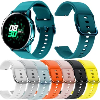 Спортивные часы с силиконовым ремешком, сменный мягкий ремешок для Samsung Galaxy Active Smart Wristband 2023, Новые модные красочные аксессуары