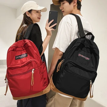 Винтажный женский рюкзак, мужская водонепроницаемая нейлоновая дорожная сумка большой емкости, опрятный школьный рюкзак для мальчика-подростка, девочки, студенческой сумки колледжа