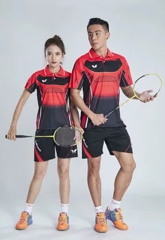 Модные спортивные Мужские футболки для бадминтона с повседневным принтом в стиле Харадзюку, настольный теннис с круглым вырезом, Женский топ с коротким рукавом