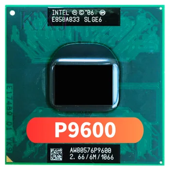 Используется двухъядерный процессор Intel Core 2 Duo Mobile P9600 SLGE6 с частотой 2,6 ГГц, двухпоточный процессор 6M 25W Socket P