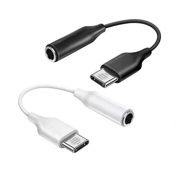 Аудиокабель USB Type C с разъемом 3,5 мм Для наушников Aux Адаптер Samsung Galaxy S22 Ultra S21 S20 Note 20 10 Plus A53 5G