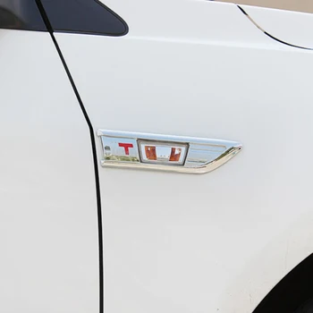 Автомобильные аксессуары для Chevrolet Chevy Cruze Aveo Sail ABS Хромированная отделка крышки сигнального фонаря, Боковая эмблема, декоративная отделка Sport