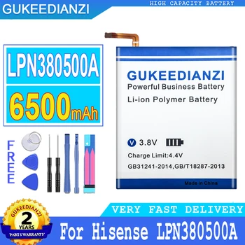Аккумулятор GUKEEDIANZI емкостью 6500 мАч для мобильного телефона Hisense LPN380500A большой мощности Bateria