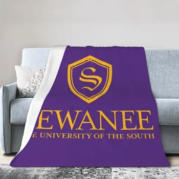 Плед Sewanee, Южный Университет, Одеяла, Мягкое покрывало, Теплое плюшевое одеяло для кровати, домашнего дивана в гостиной