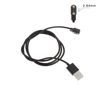 Держатель питания Подставка Базовый кабель для умных часов 2Pin 2,84 мм Smartwatch Универсальный USB Магнитный зарядный провод