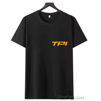 За exc 300 tpi 150XCW Новая футболка из чесаного хлопка с коротким рукавом, мужская футболка с круглым вырезом и логотипом