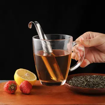 Устройство для заварки чая премиум-класса из нержавеющей стали, сетчатое сито для рассыпного листового чая, многоразовый мелкоячеистый фильтр для ароматного заваривания