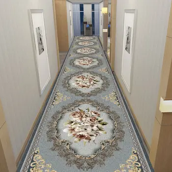 Бегунок для прихожей в европейском стиле, роскошные ковры для длинного коридора, украшение дома, коврик для входной двери, коврики для прихожей, декор гостиной