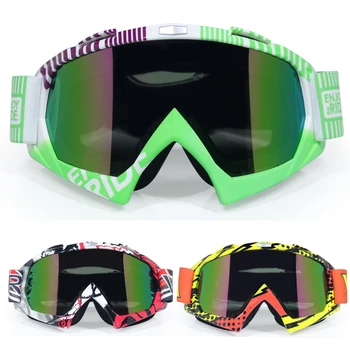 Аксессуары для мотоциклов Сноуборд Лыжи Мужские уличные Gafas Casco Moto Очки для мотокросса Ветрозащитные цветные велосипедные очки с выпученными глазами