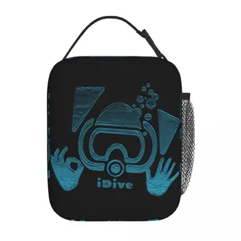 Подводное плавание Blues iDive OK Изолированная сумка для ланча Термосумка Многоразового использования Diver Sea Snorkeling Спортивный Дайвинг Герметичный Ланч-бокс Tote