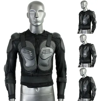 Броня для мотоциклетной куртки на все тело, защита позвоночника, плеча, груди, защитная броня для мотоцикла