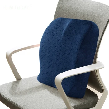 Подушка для спинки, подушка для стульев, Поясничная поддержка для офисного кресла, Ортопедическая подушка для домашнего офиса, облегчающая боль, ремни для подушек