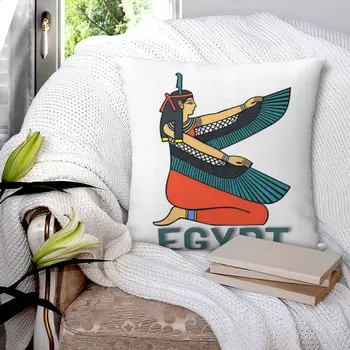 Фараонический дизайн, 3 квадратных наволочки, наволочка, декор из полиэстера, Комфортная подушка для домашнего дивана