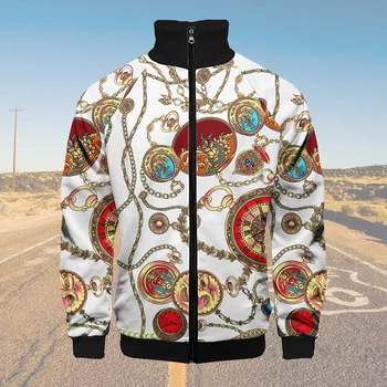 Весна и осень 2023, Модный Новый бренд Elements, мужская куртка с 3D принтом, повседневная трендовая уличная мотоциклетная спортивная куртка с длинным рукавом