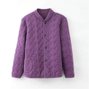 Осенне-зимняя короткая хлопчатобумажная куртка для женщин 2023, Новое свободное пальто с круглым воротником, однобортная верхняя одежда, модное пальто для женщин