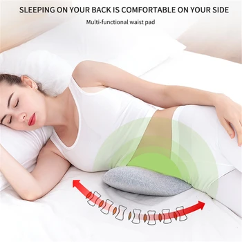 Подушка для сна из пены с эффектом памяти при болях в пояснице, Ортопедическая подушка для поддержки поясницы, для кровати для беременных, поясные подушки, подушки