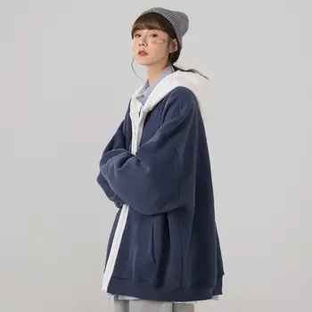 blusa de frio feminina plus size jaqueta de moletom com capuz plus G4 sem capuz com ziper moletom feminino preta